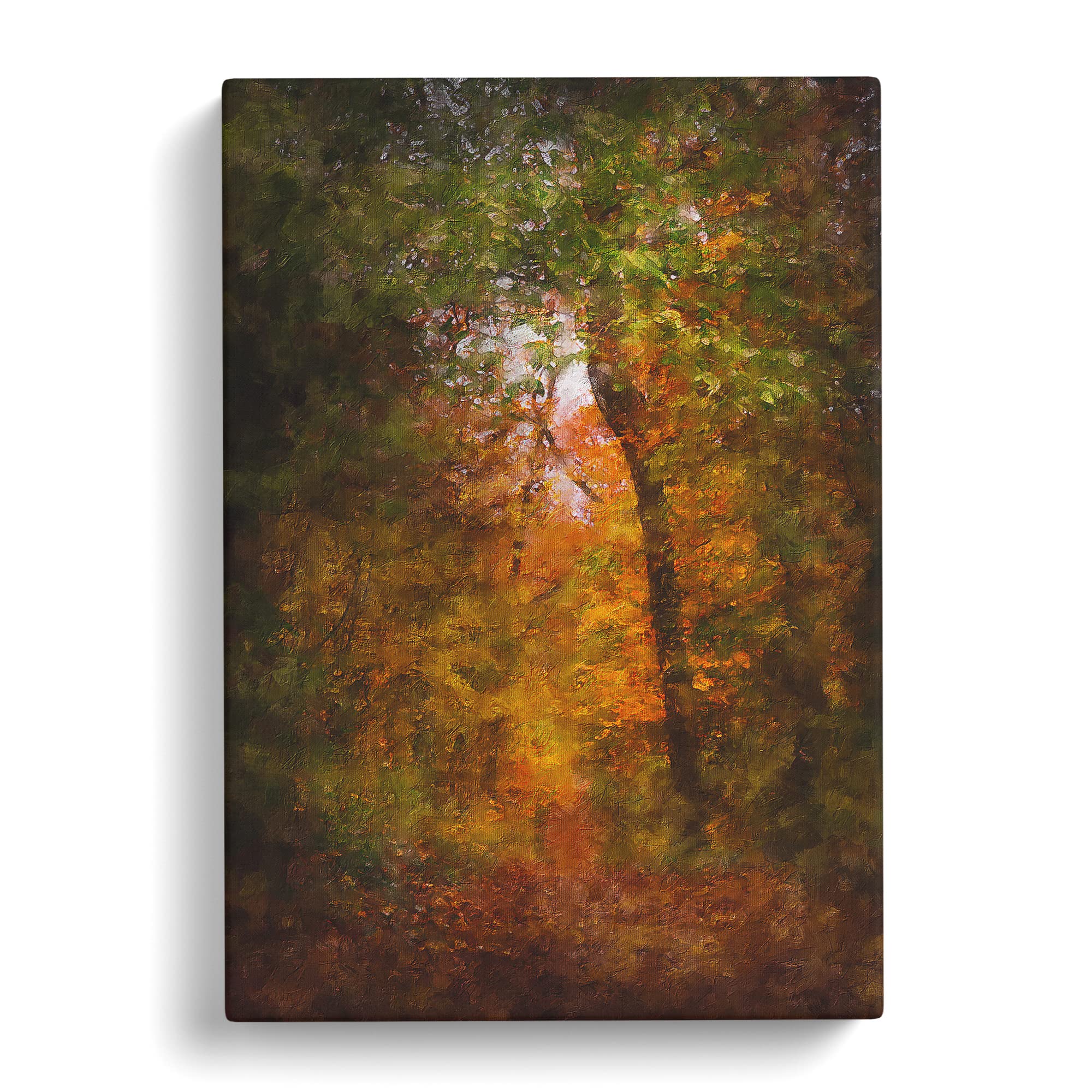Path Through The Forest Canvas Print, Mixed, 25L x 50W cm - Image 2