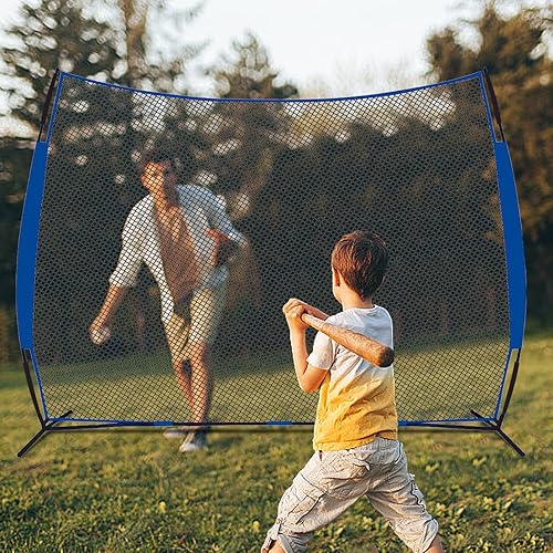 Miniatura 8 de Baseball Barrier Backstop Net Heavy Duty Portable with Carry Bag for Softball Lacrosse Training for Backyard Adults Practice