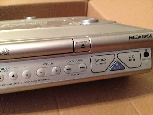 Sony ICF-CD543RM AMFMTVradio reloj meteorológicoreproductor de CD