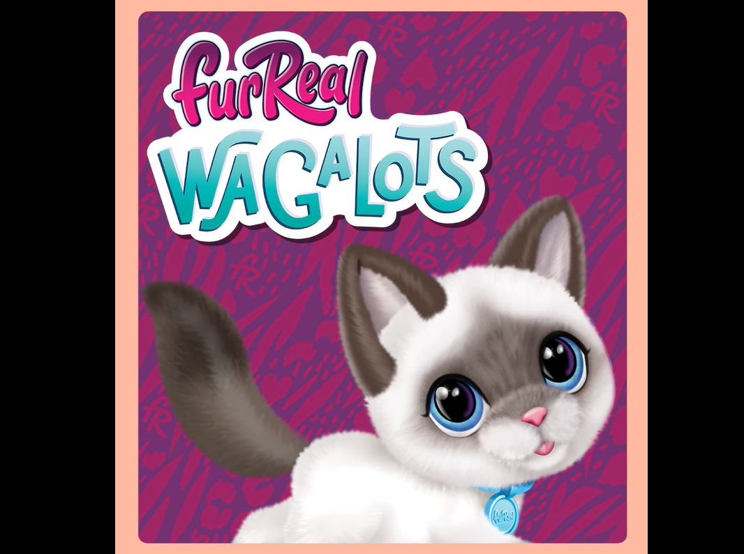 Amazon.com: furReal Wagalots Kitty, Small Interactive Plush, Faux