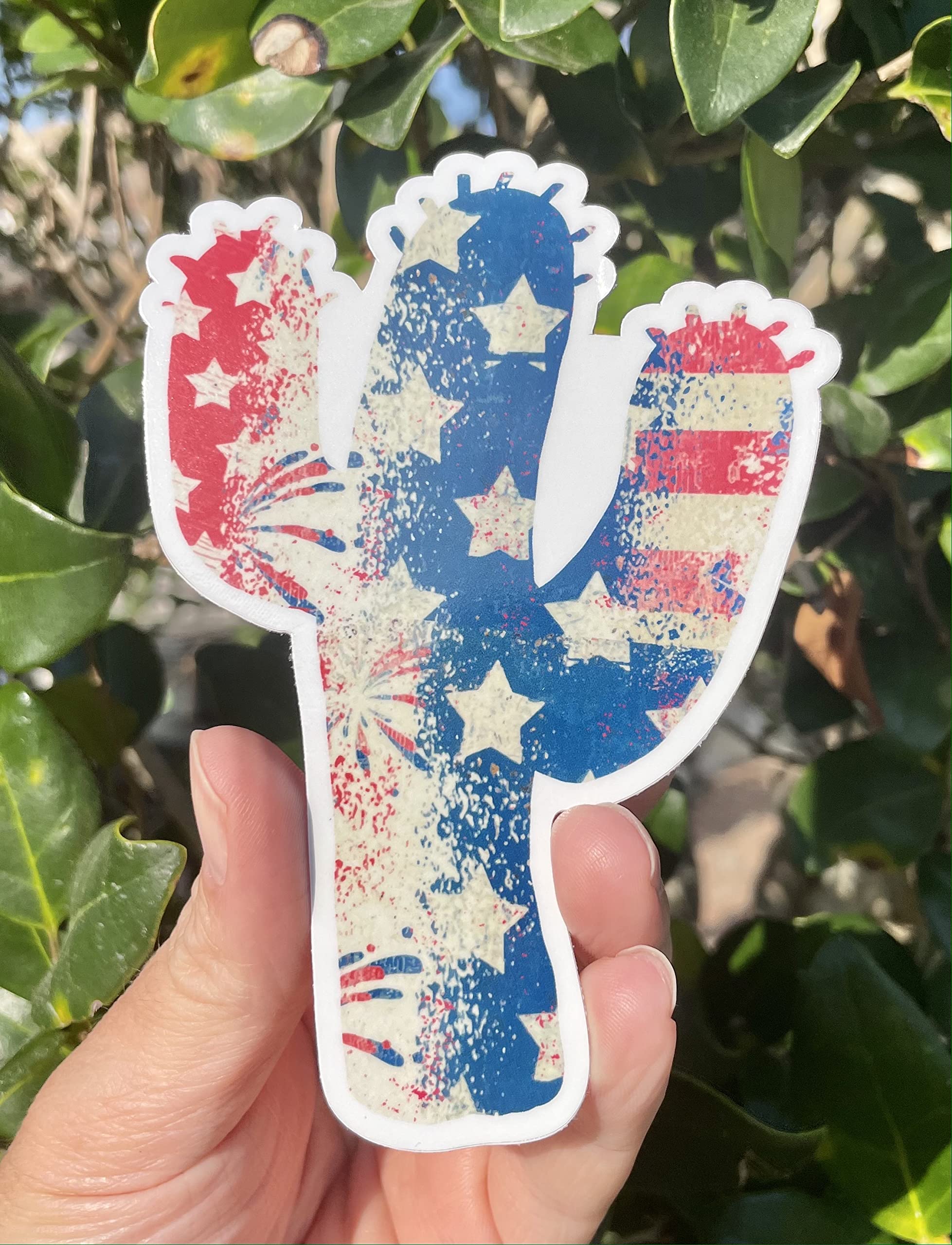 WickedGoodz USA Patriotic Decal — Red White & Blue Vinyl Sticker, 4.7" X 3.3", Made In USA