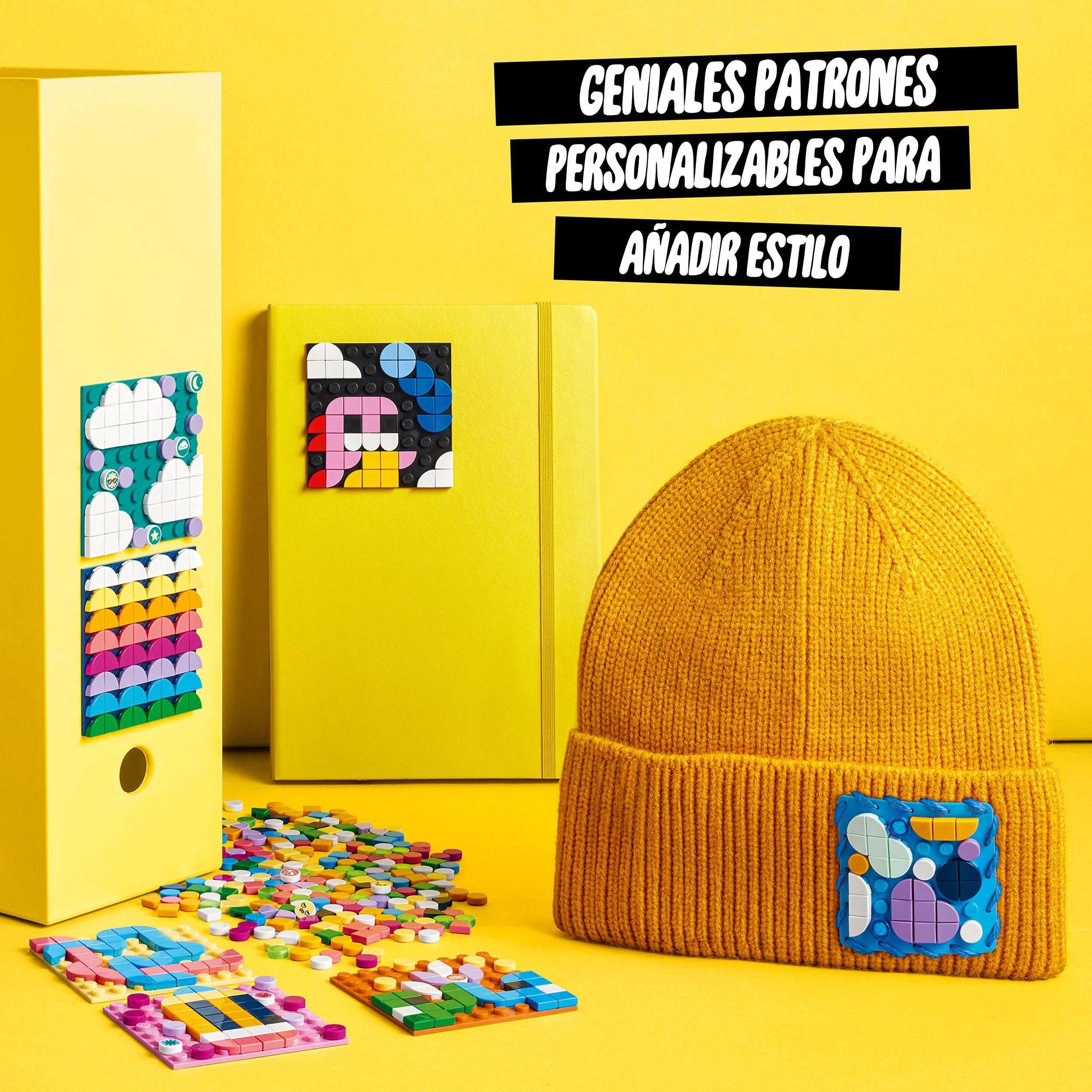LEGO 41957 Dots Megapack de Parches Adhesivos 5en1, Juguete, Manualidades para Niños y Actividades Creativas, Decorar Libretas y Fundas de Móvil, Idea de Regalo