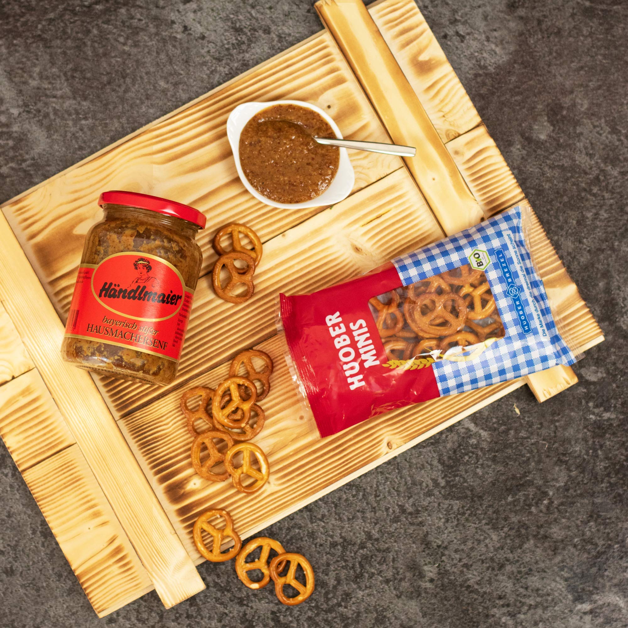 Bayern Geschenkkorb „München“ | Bier Geschenkset mit bayerischen Wurst Spezialitäten | Präsentkorb für Männer & Frauen zum Geburtstag, Oktoberfest
