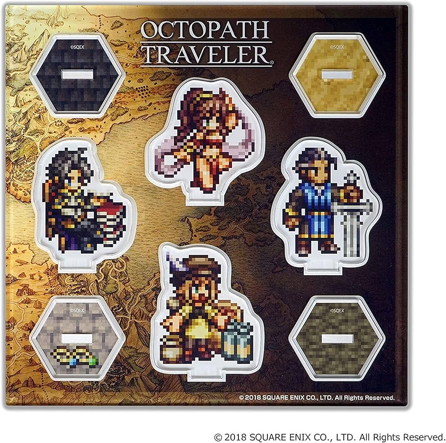 オクトパストラベラー大陸の覇者　アクリルスタンドVol1,2,3セット Amazon.co.jp: オクトパストラベラー アクリルスタンド B : おもちゃ