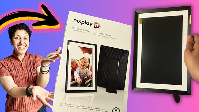 nixplay デジタルフォトフレーム 10.1インチ リモコン付き Amazon | Nixplay スマートデジタルフォトフレーム10.1 インチ