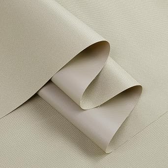 3Yard 108x60inch Marine Outdoor/Indoor Awning Canvas Fabric 600 Denier Waterproof Material with PVC Coating, Anti-UV Blocks Heat, Reduce Glare for Boat Tent Shading Cushion, Ivory