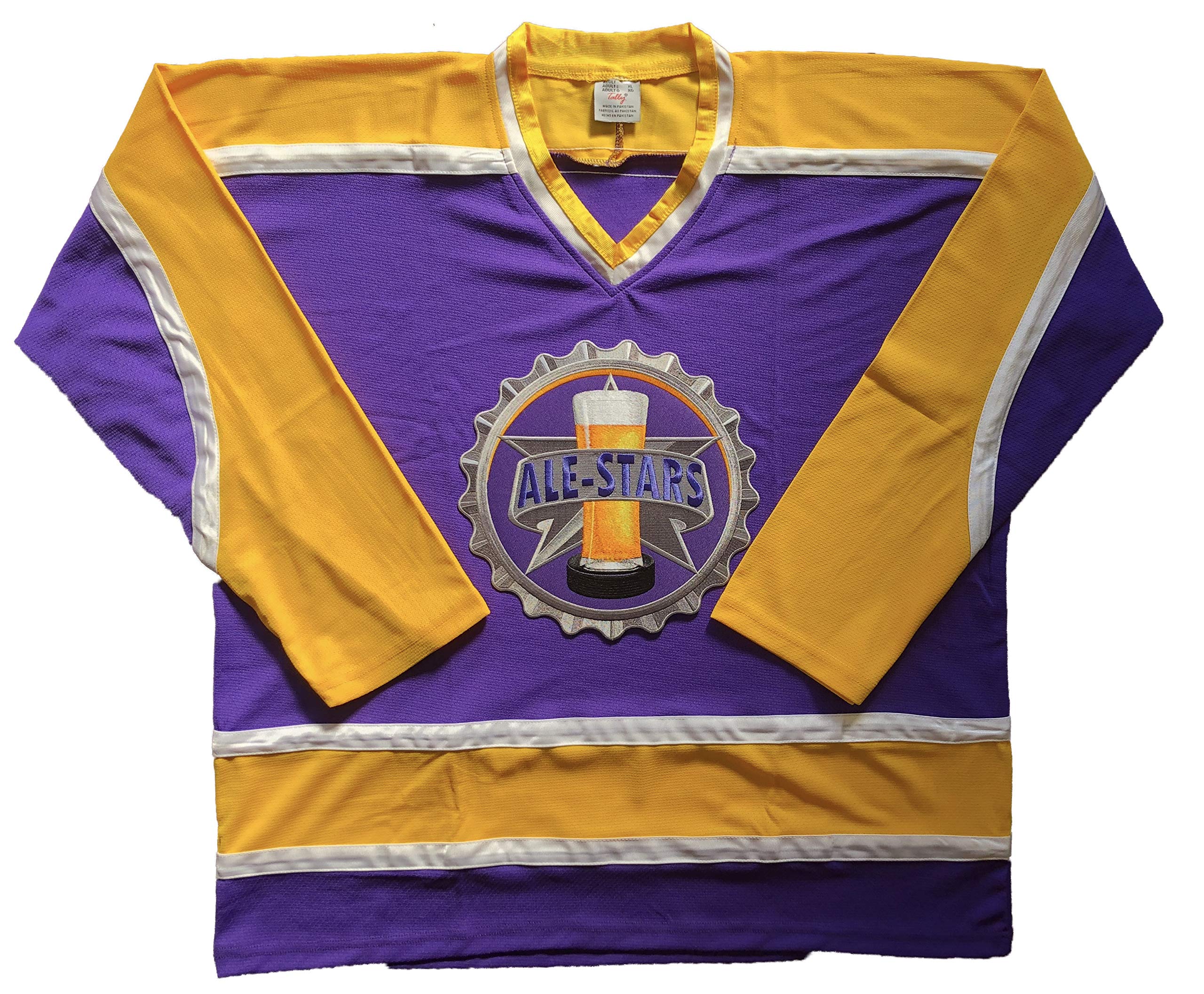 Ale Stars Hockey Jerseys - We are Ready to Customize with Your Name and Number (Purple, Adult Small)