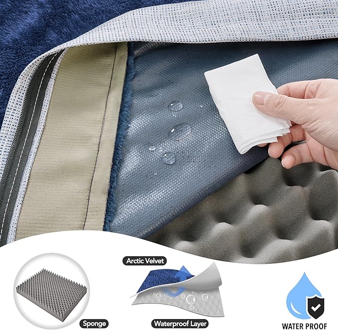 Cama Ortopédica para Perros Mediano y Grande con Espuma Visc miniatura 4