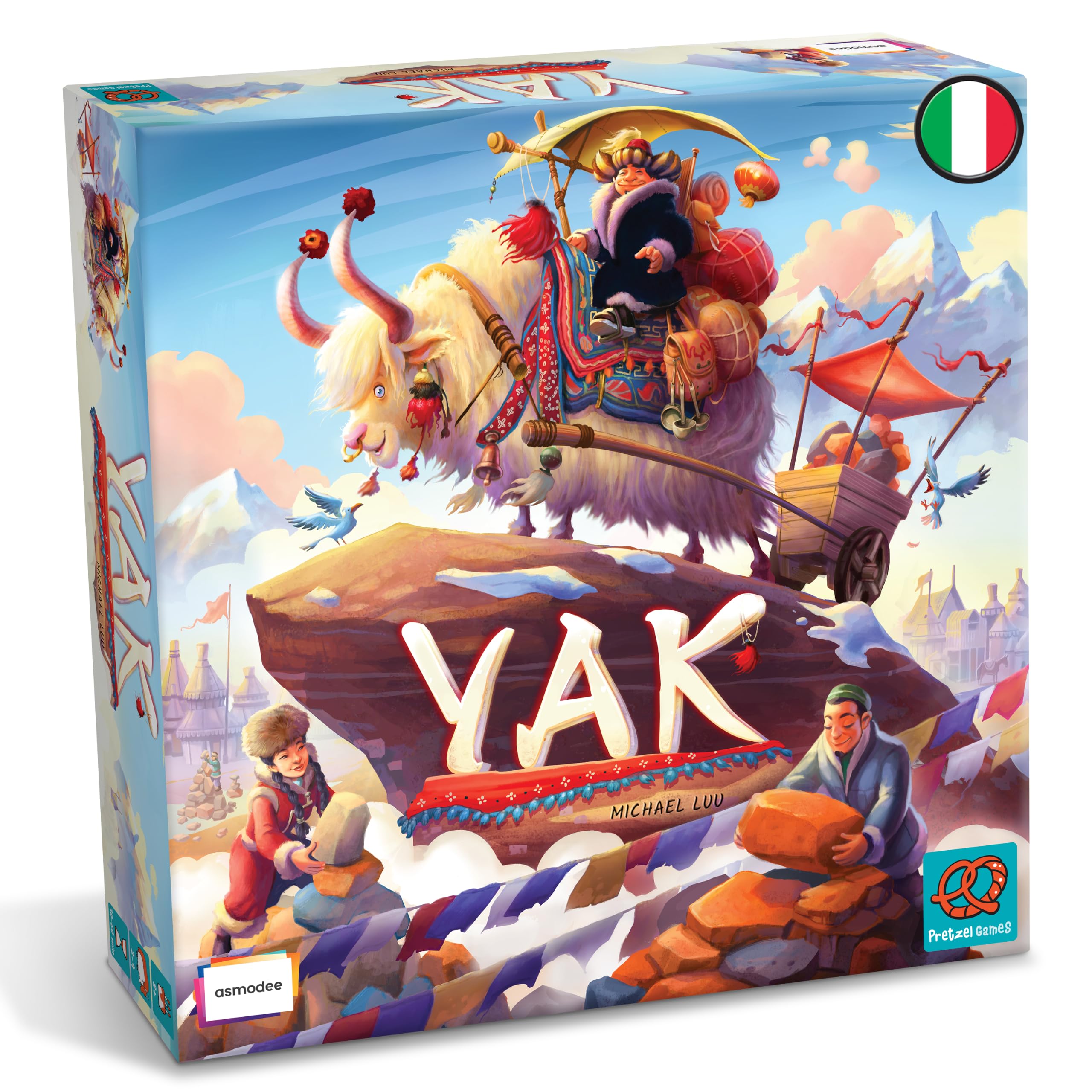 Asmodee - Yak, Gioco da Tavolo, 2-4 Giocatori, 8+ Anni, Edizione in Italiano [Esclusivo Amazon]