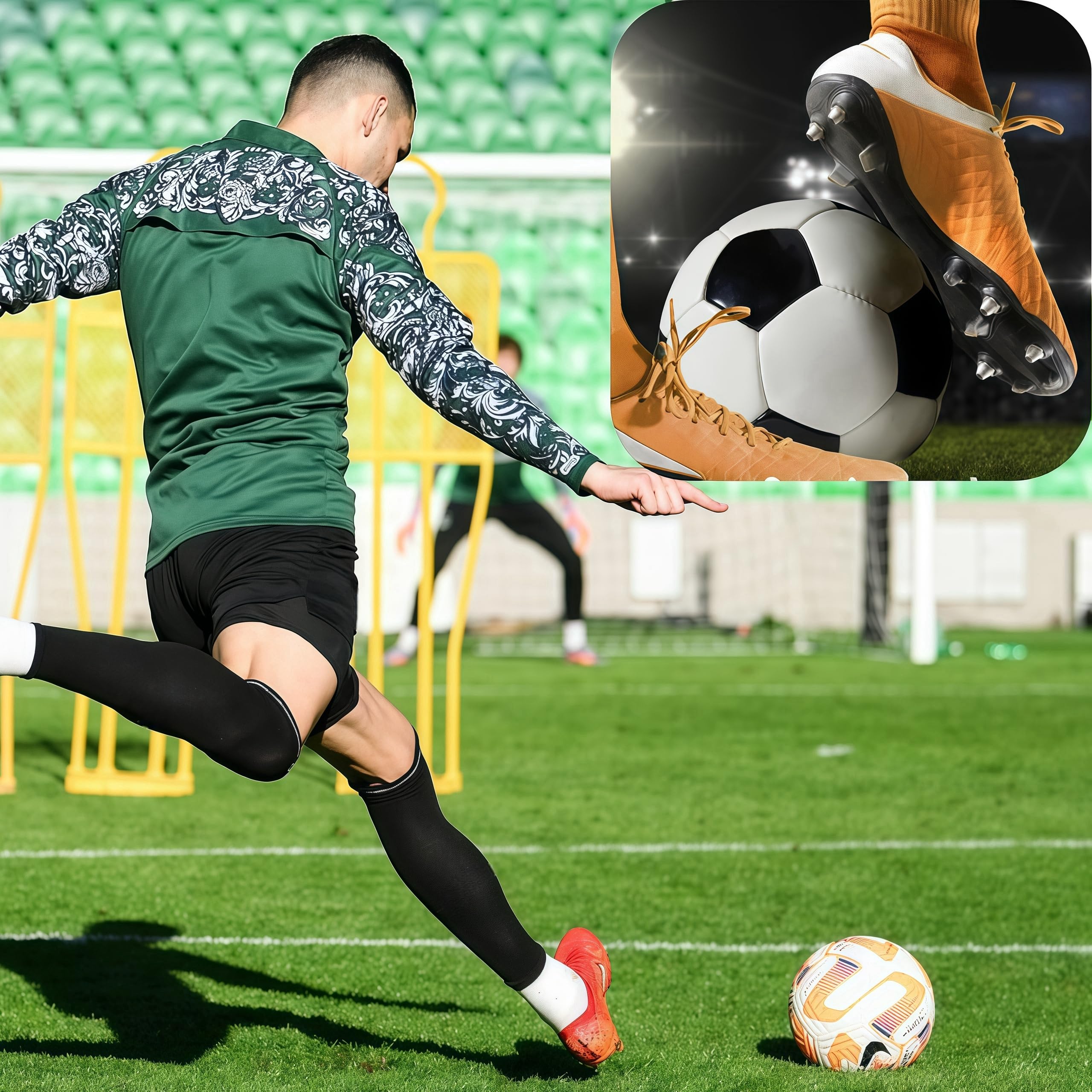 Tacchetti di ricambio per scarpe da calcio, 12 pezzi robusti tacchetti di ricambio in alluminio con chiave a tacchetta, per allenamento ottimale e rugby, 2 misure 13 mm, 15 mm con filettatura M5