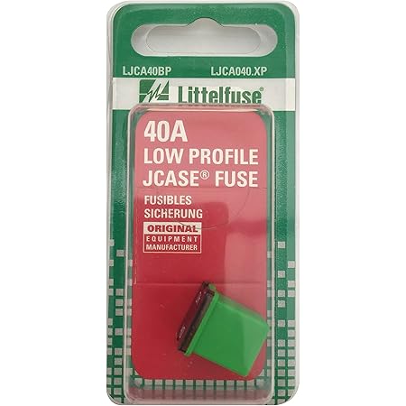 Amazon Com Littelfuse Ljca040 Xp Jcase Low Profile 40 Amp Carded Fuse Automotive