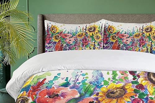 Miniatura 71 de Ambesonne Juego de funda de edredón de brújula, ilustración de mapa del mundo, marinero marítimo, equipo de vida monocromático, juego de ropa