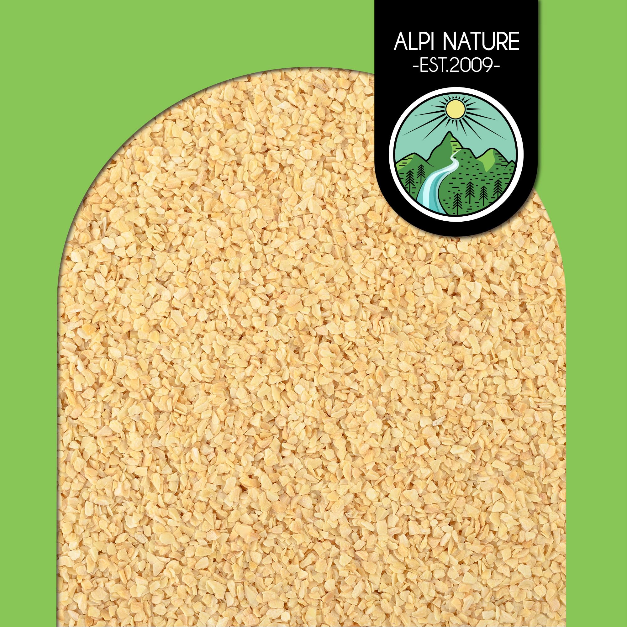 Alpi Nature Ekologiczny Granulowany Czosnek 250g, Siekany Granulowany Czosnek 1-3 mm