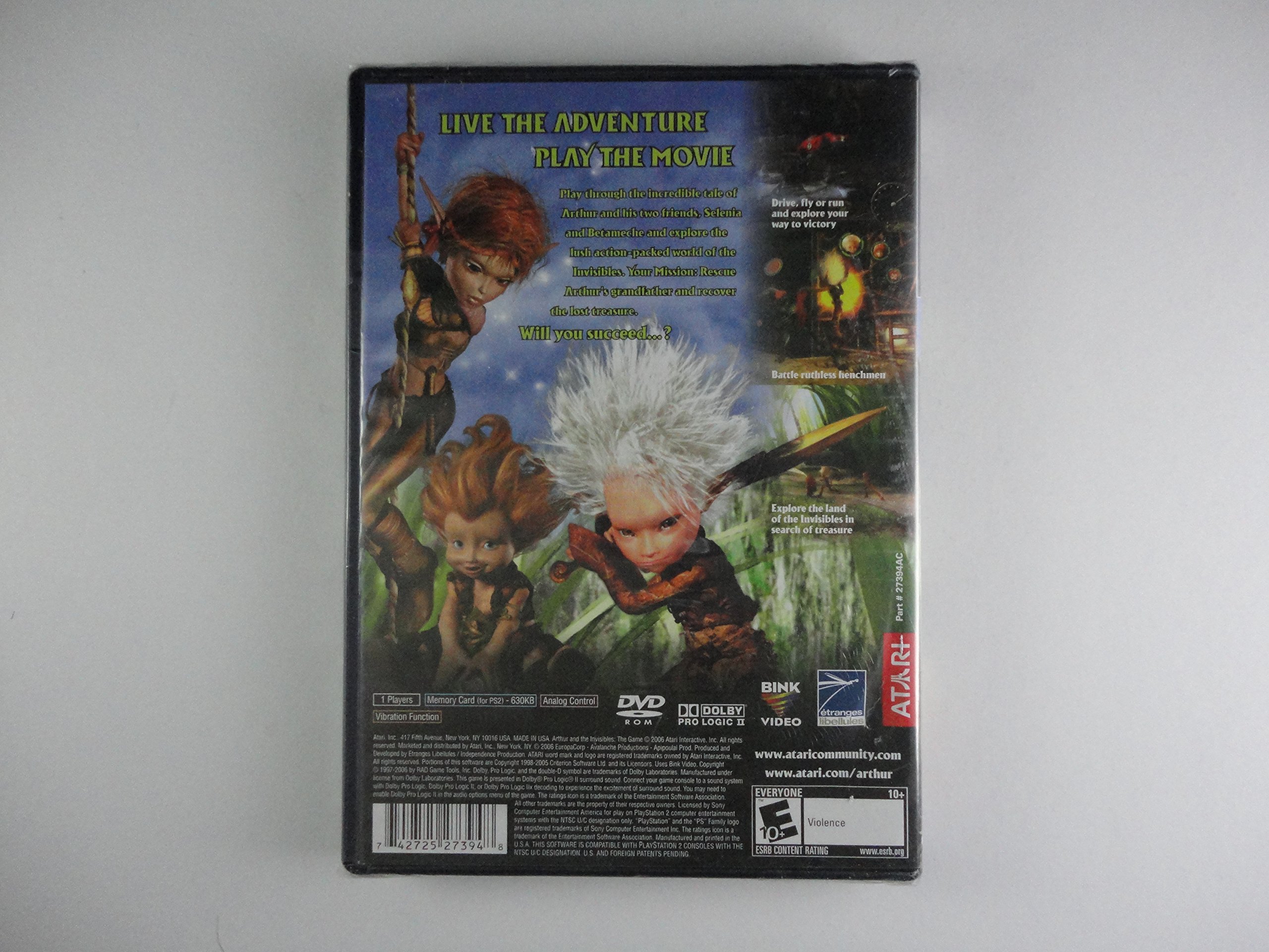 Arthur Et Les Minimoys Sur PS2 – Édition Complète PAL, Manuel Inclus, état Correct