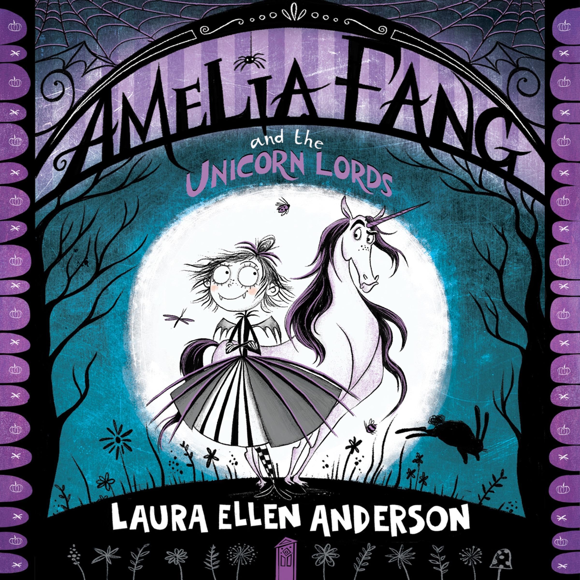 Cover art for Amelia Fang and the Unicorn Lords
