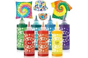 Ultimate Tie-Dye Adventure for Budding Artists Ages 4-8: Vanstek's 59-Piece Kit