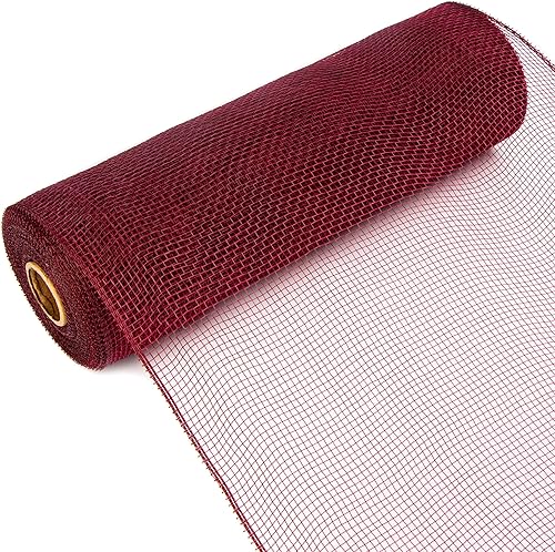 Miniatura 3 de Ribbli Cinta de malla azul real, 10 pulgadas x 30 pies (10 yardas), cinta patriótica para guirnaldas de corona y decoración de árbol de Navidad (no