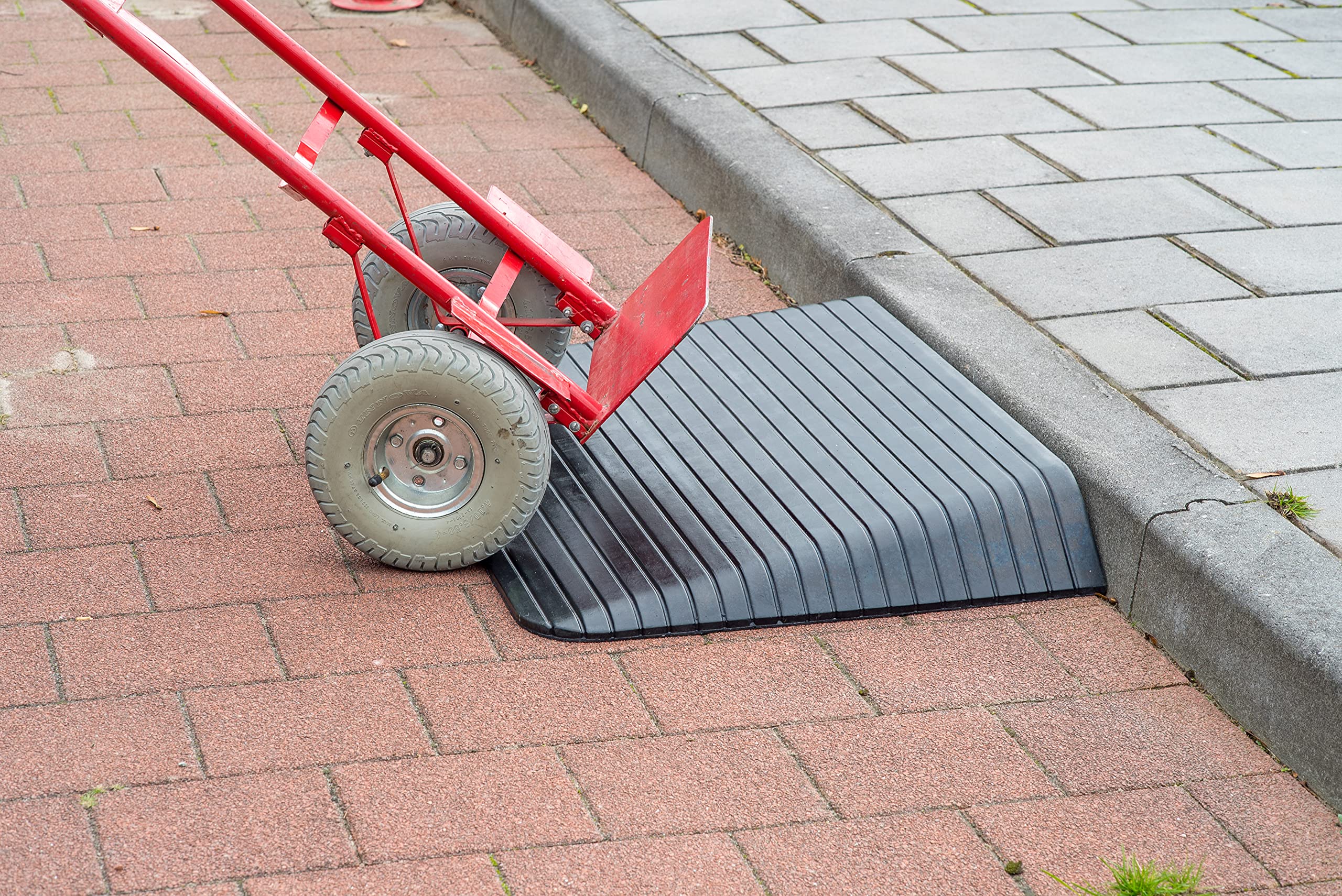 Bepco Rampa para sillas de ruedas de goma 9,0 x 90 x 53 cm
