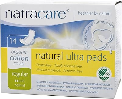Natracare Natural Ultra Pads with Wings, Regular, 14 Count