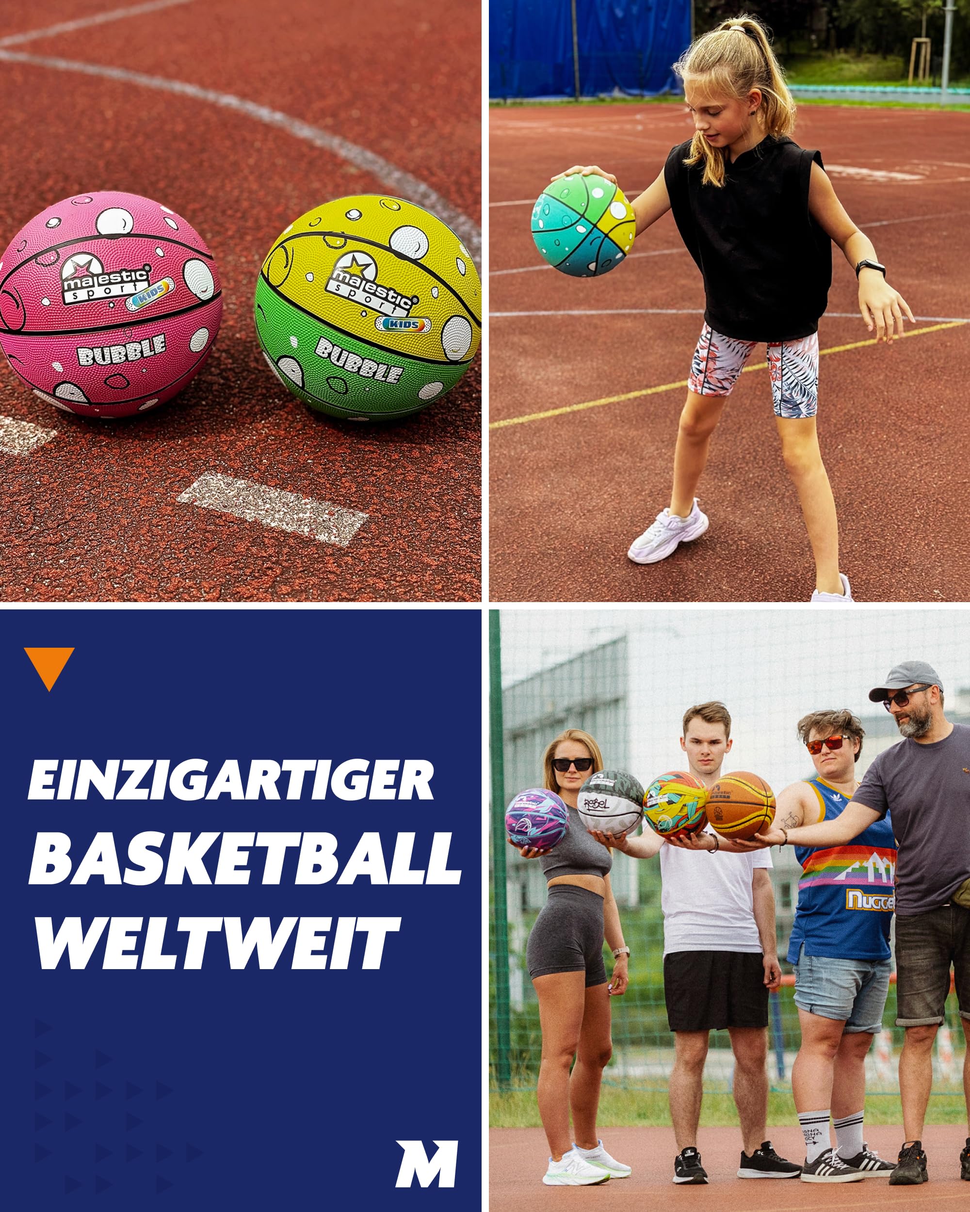 Basketbälle größe #4#5#6#7 für Kinder, Jugendliche and Erwachsen, Basketball Outdoor Indoor, mit griffiger Oberfläche
