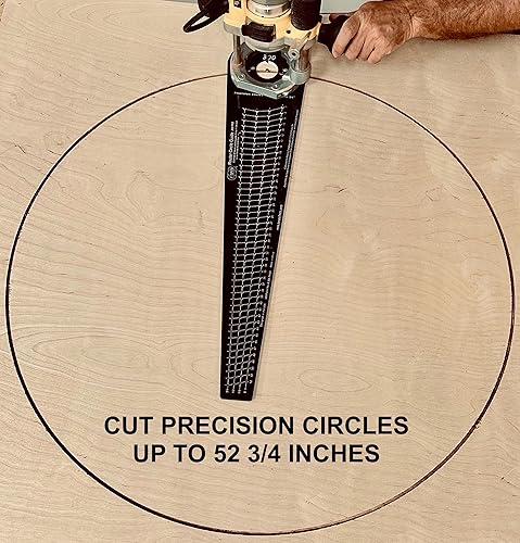 Miniatura 2 de Jasper 300 Industrial Grade LTD ED Plantilla de Enrutador Cortador de Círculos - Plantilla de Círculo de Enrutador Corta Círculos Perfectos de 7 a