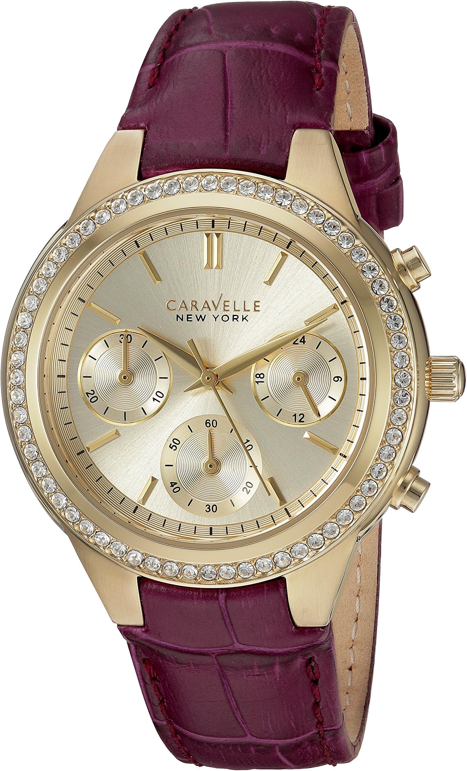 Bulova Women's 44L182 Analog Display Quartz Purple Watch