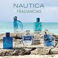 Vista 5 de Nautica Blue Deo - Spray corporal de 6 onzas líquidas (paquete de 1), notas de albahaca, jazmín y madera de cedro, fragancia para hombre, fragancia