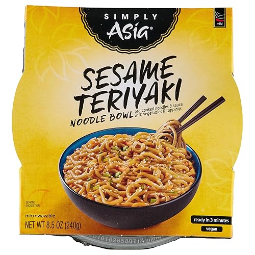 Simply Asia Tazón de fideos Teriyaki de sésamo 85 onzas