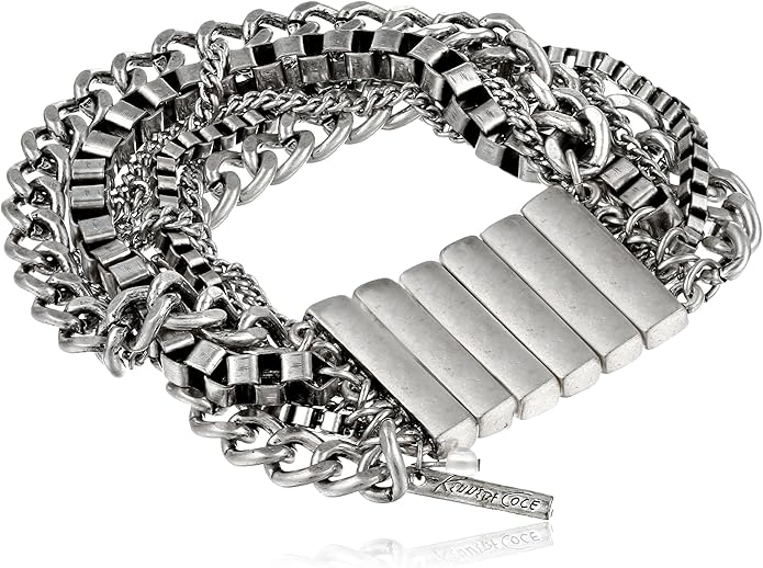Cole New York Silver MultiChain Half Stretch