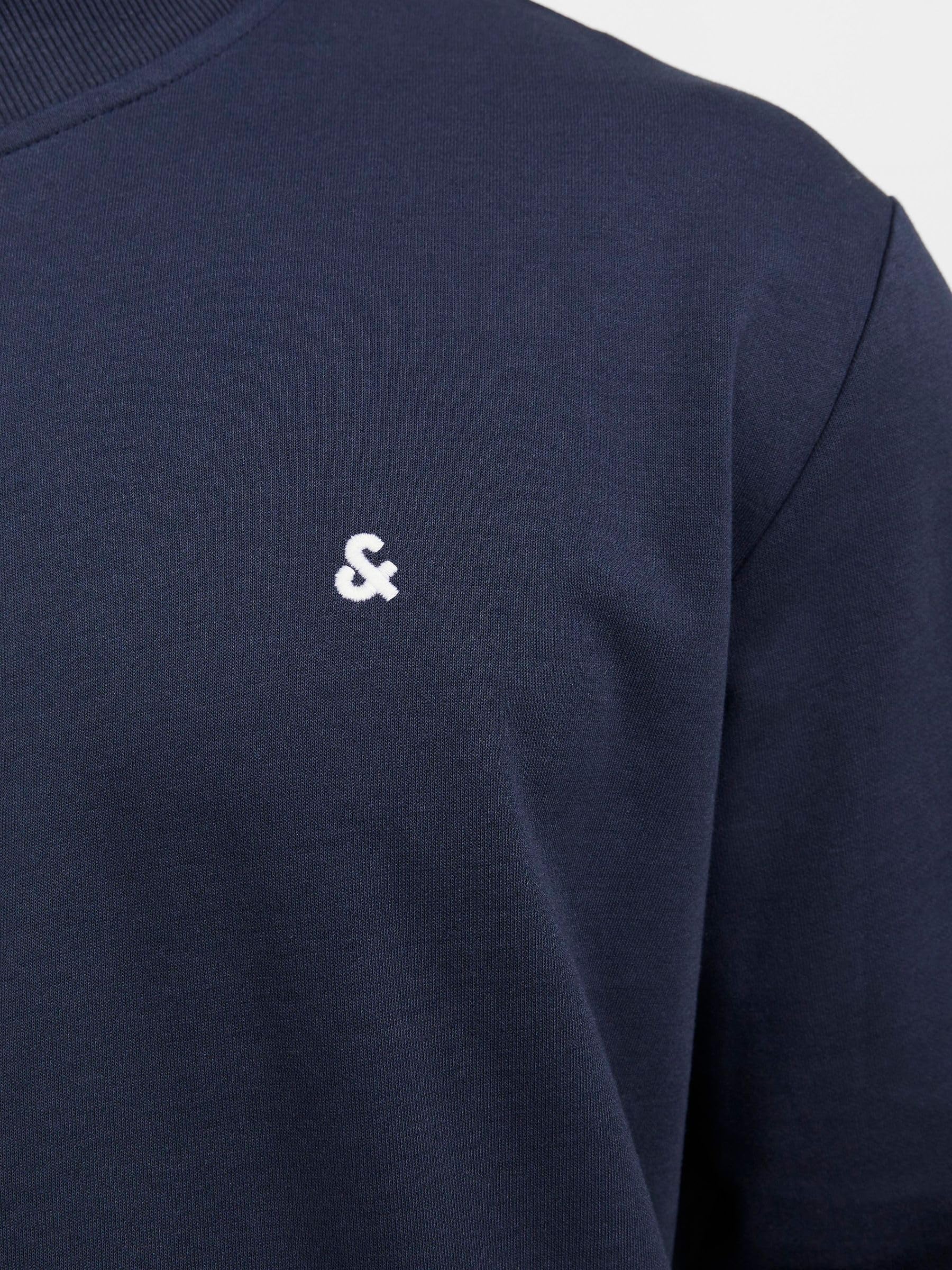 Jack & Jones Paulos Sweat Zip Pls Maglia di Tuta Uomo (Pacco da 1)