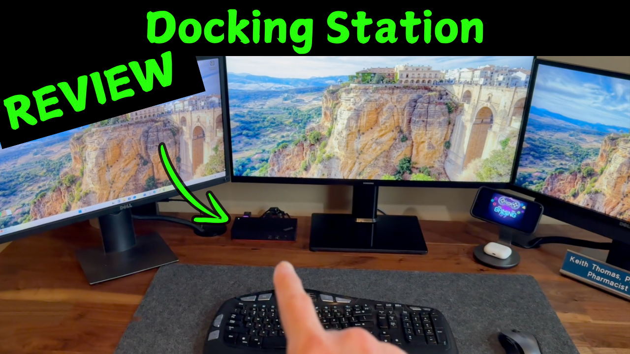 Watch Nice Dock Station for my 3 monitor home office setup on Amazon Live