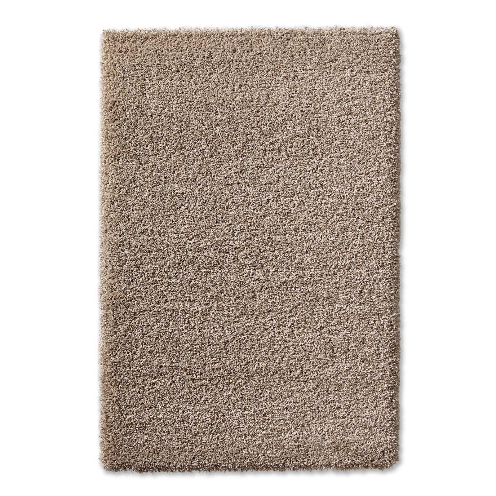 Taracarpet Shaggy Hochflor Langflor Teppich Twilight Luxus Qualität aus Belgien geeignet fürs Wohnzimmer Schlafzimmer und Kinderzimmer 6611 beige 080x150 cm
