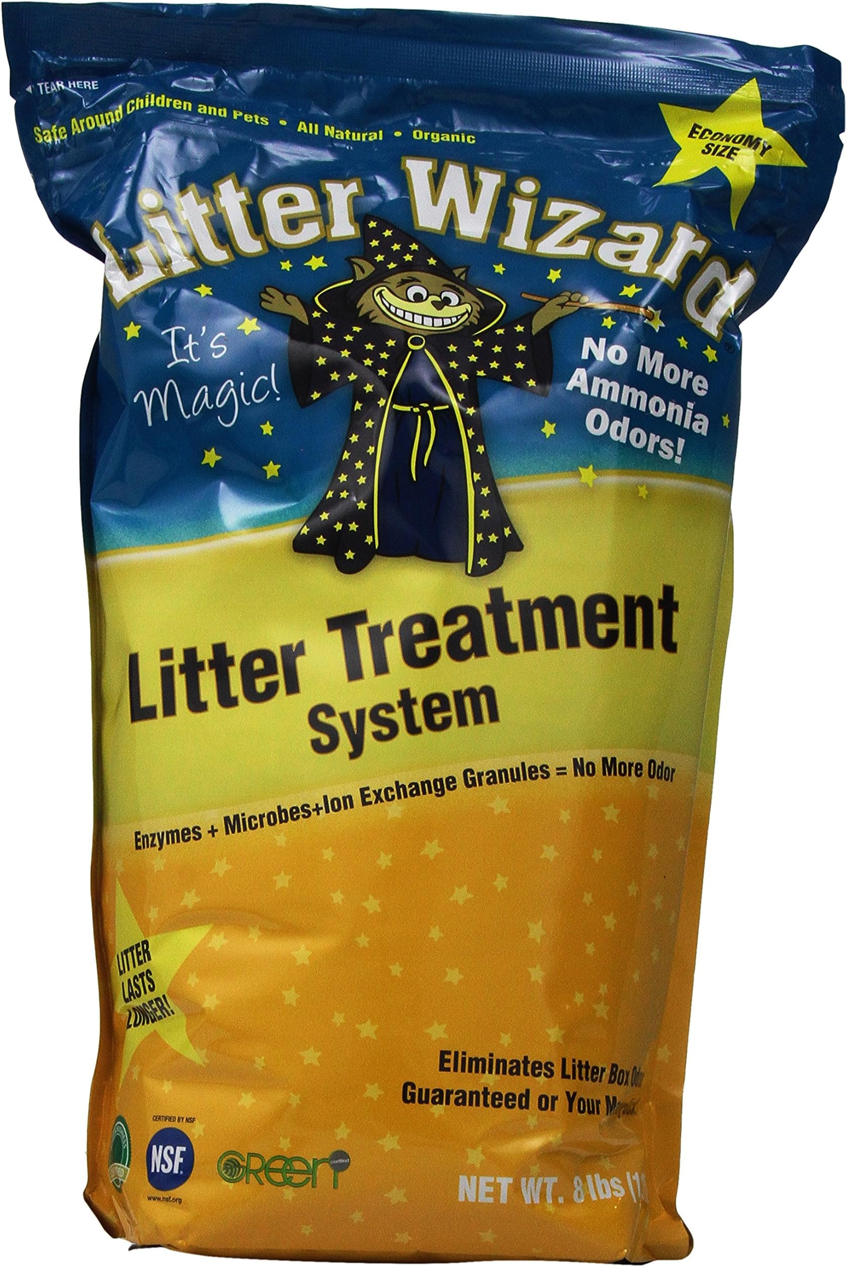 Cat Litter Box Deodorizer Granules, 8-Pound Bag