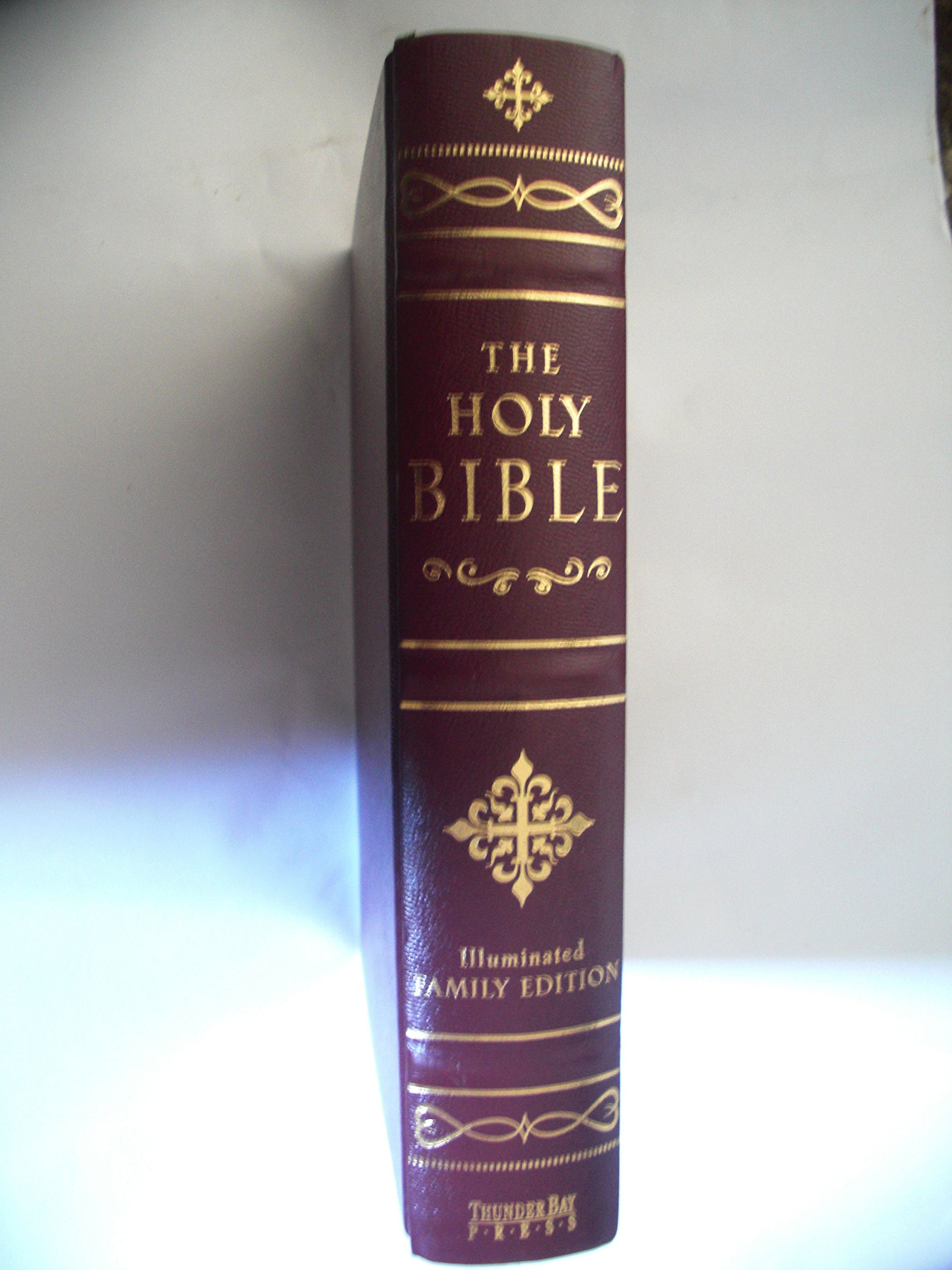 The Holy Bible: Illuminated Family Edition, King James Version, Burgundy - Image 2