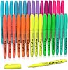 Shuttle Art Highlighters, 30 Pack Highlighters Assorted Colours, 10 Colours Chisel Tip Dry-Quickly Non-Toxic Highlighter markers for Adults Kids Highlighting in the Home School Office