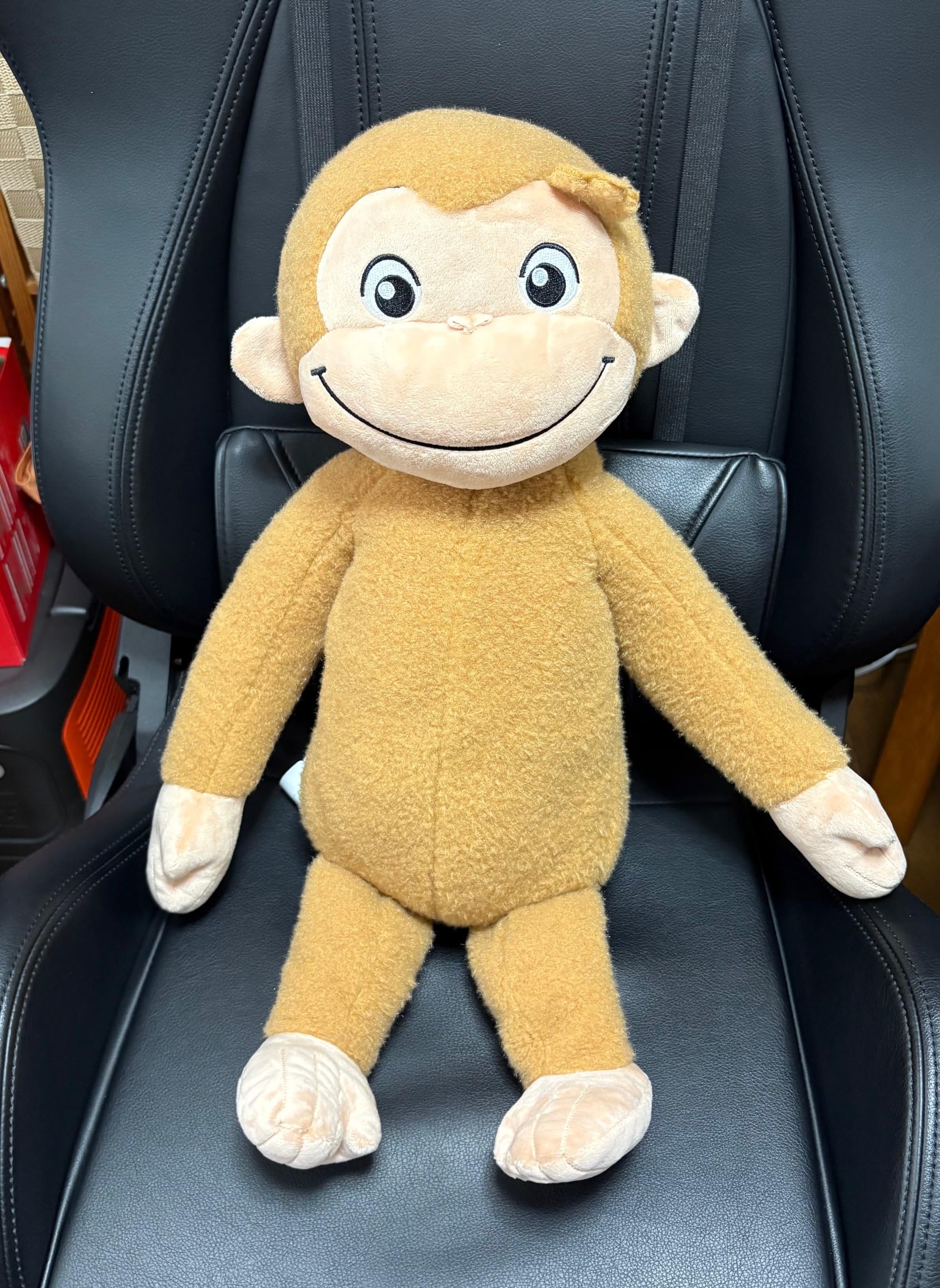 Amazon.co.jp: おさるのジョージ ぬいぐるみ スーパーラージ ふわもこ