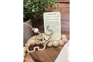 Thoughtful 'Thank You' Elephant Ornament Showcasing Love and Loyalty