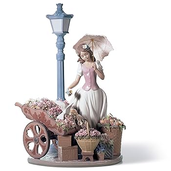Amazon.co.jp: みんなの彫刻のためのLLADRo'花磁器の花。 : Home