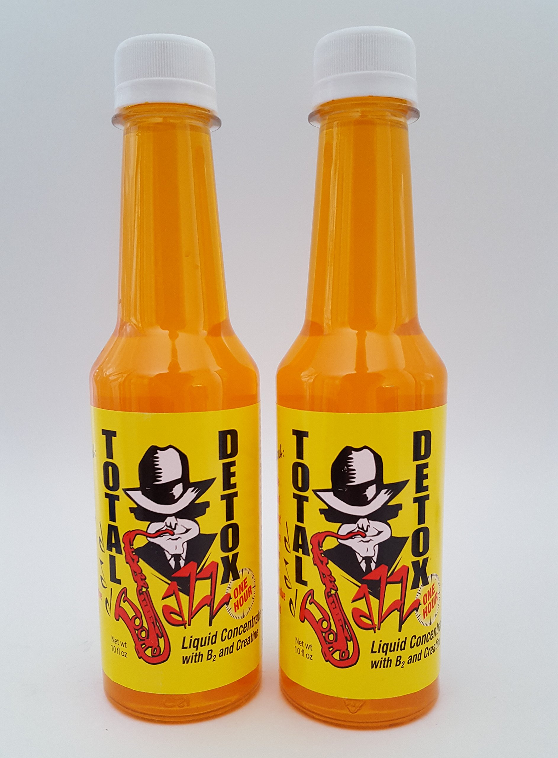 JAZZ TOTAL DETOX 2 Pack with B2 and Creatine 10 Fl Oz. (Orange Mango)