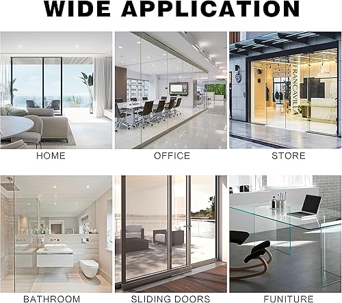 Miniatura 7 de KASHIBANG Película de seguridad para ventana, película inastillable de 17.5 pulgadas x 16.4 pies, película de seguridad autoadhesiva transparente