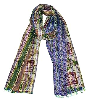 小物 eaphi INDIA PATTERN SATIN SCARF INDIA PATTERN SATIN SCARF