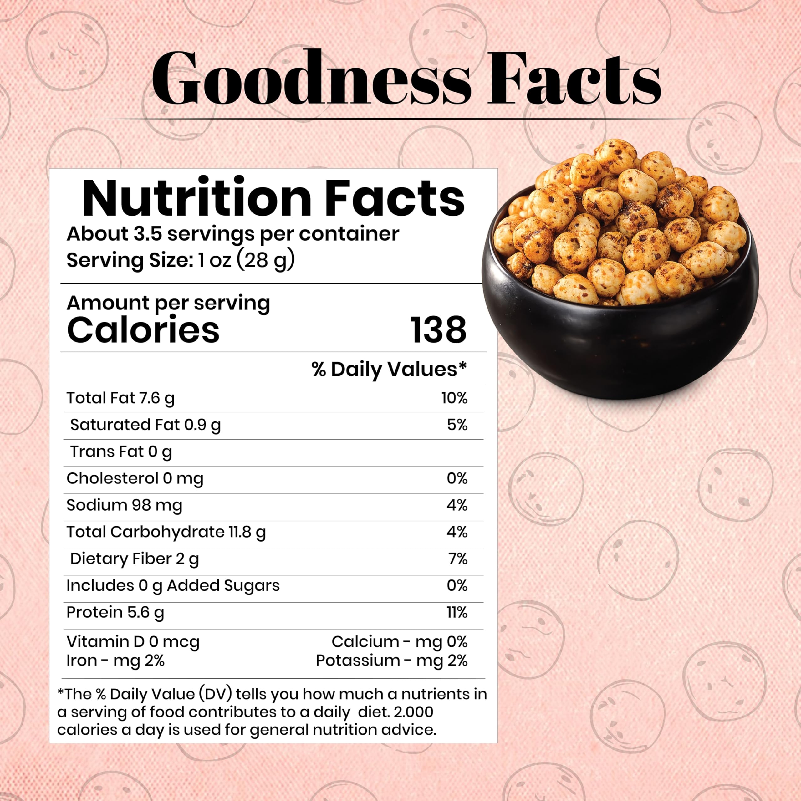 The Foxnut Factory Peri Peri Roasted Makhana (Fox Nuts) 100g | Crunchy Lotus Seeds | Healthy Ready-to-Eat Snack | Gluten Free | Not Fried 2