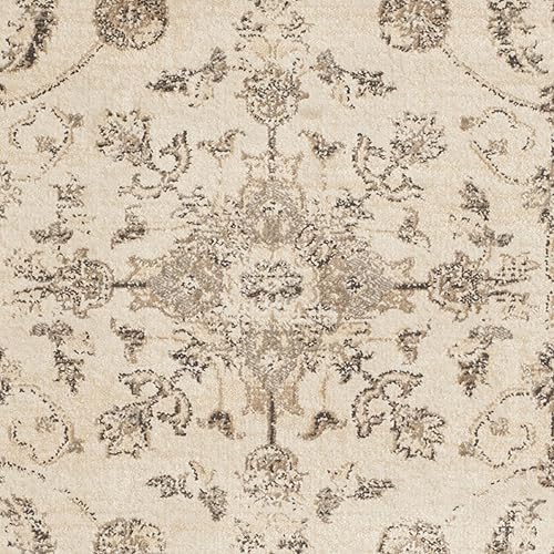 Miniatura 10 de SAFAVIEH Vintage Collection - Alfombra de pasillo de 2 pies 2 pulgadas x 10 pies, piedra y ratón, diseño oriental tradicional de viscosa envejecida,