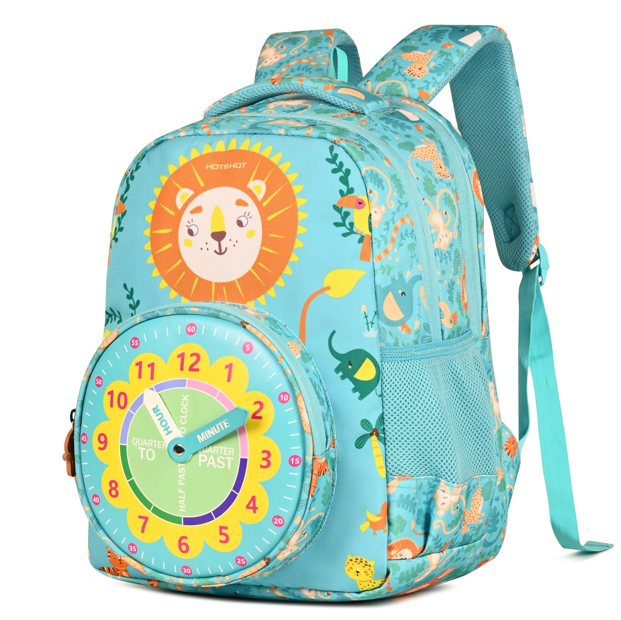 CLOCK_1813|school bag for boys|bag for kids|school bag for girls|16 INCH|backpack for girls |water resistant|for boys & girls|24L school bags-image-16