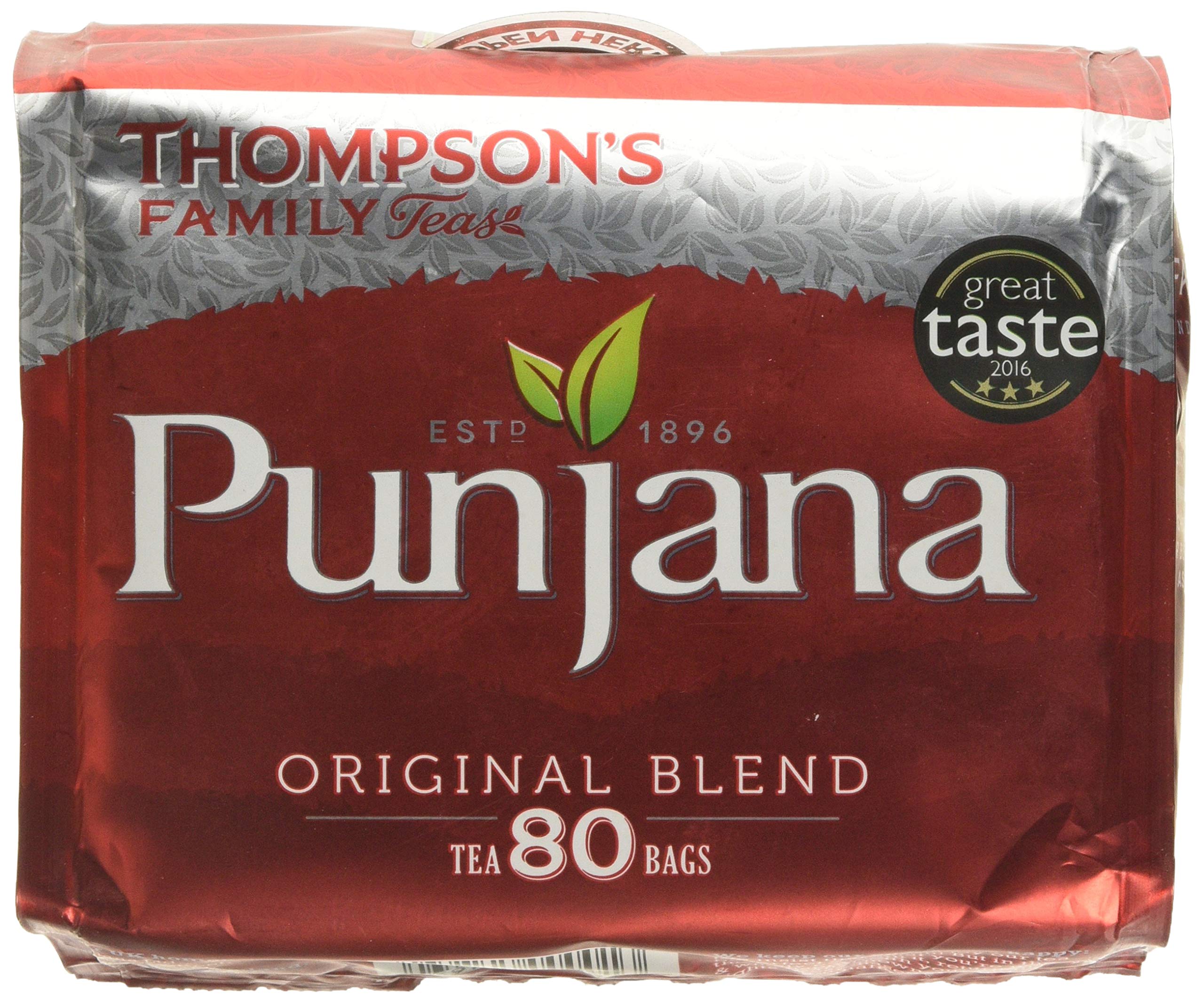 Thompsons Family Teas Punjana Original Blend Tea 80 Each