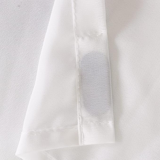 Cortinas Sheer de Hojas de Eucalipto Verde, 2 Paneles, 84 pulgadas miniatura 7