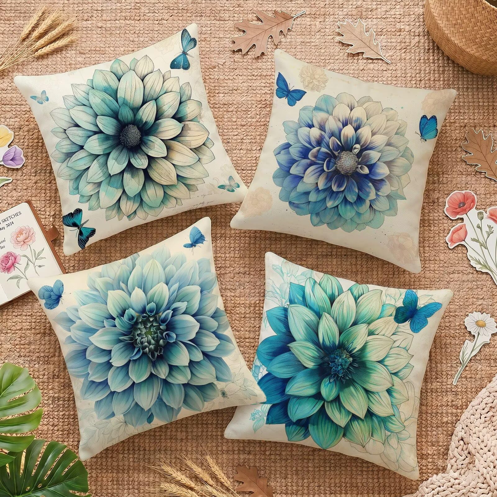 Housses de coussin velours 55x55cm de haute qualité pour canapé