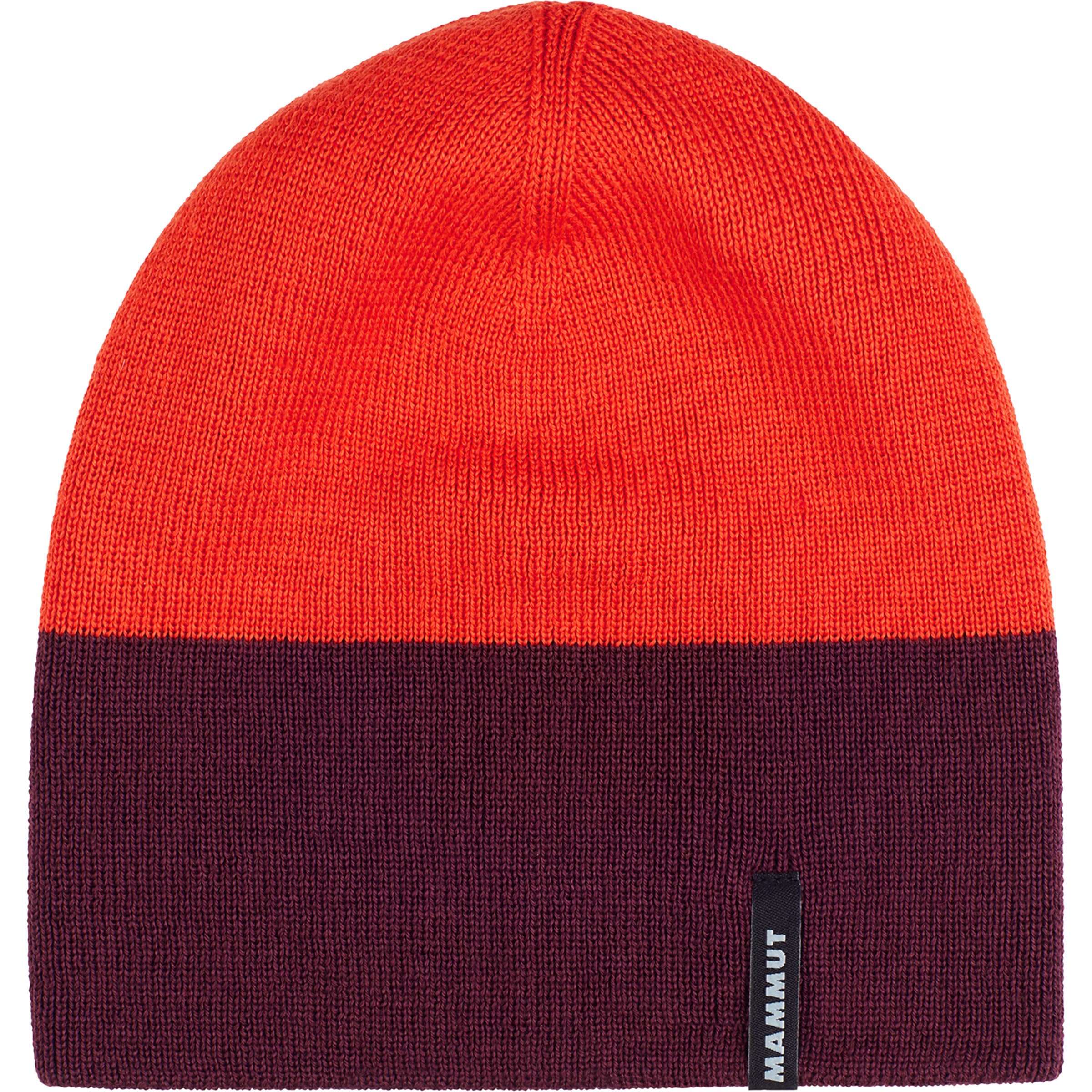Bonnet Haldigrat Mammut rouge vin taille unique pour le ski