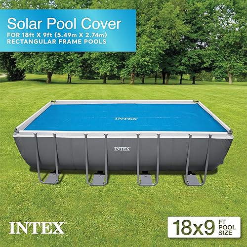 Miniatura 2 de Intex cobertor solar para alberca de 18 pies x 9 pies medidas 17 pies 8 pulgadas X 8 pies 4 pulgadas