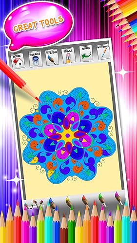Livro de colorir Mandala